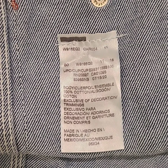 DICKIES DENIM OVERALLS - Picture 6 of 11